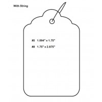 Merchandise Tags - With String