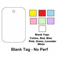 Blank Tag NO perf