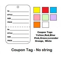 Coupon/Garment Tag with Perf